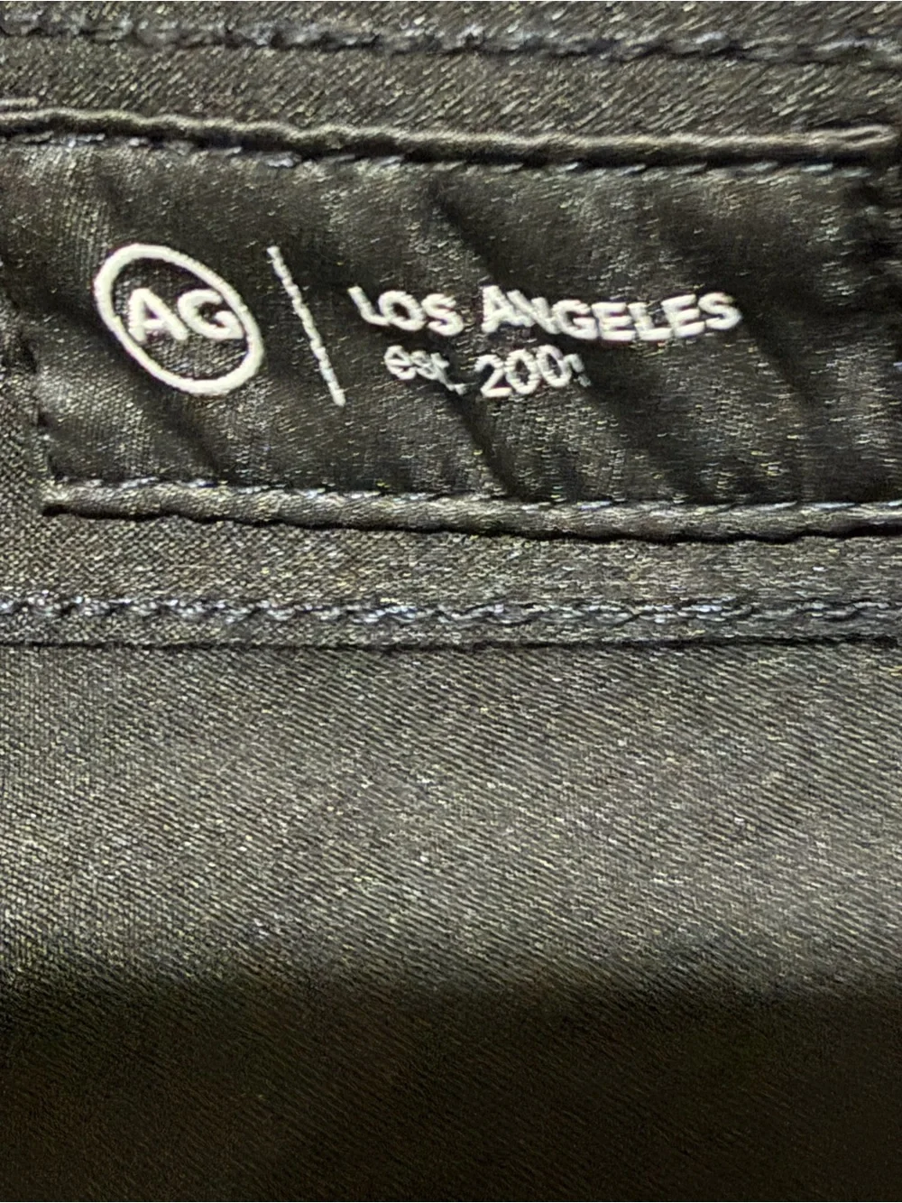 AG | Everett Slim Straight Leg Jeans Black 32X32